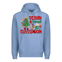 Colony Blue rockin around the clasroom teacher Premium Hoodie - MaliasSmallBusiness