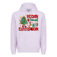 Lilac rockin around the clasroom teacher Premium Hoodie - MaliasSmallBusiness