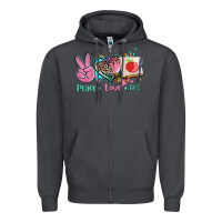Smoke peace love art   ado Zipper Hoodie - AdoDesignShop