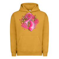 Pigment Peanut Butter breast cancer awareness ribbon with glitter pink l Urban Hoodie - LillyAllenDesigns