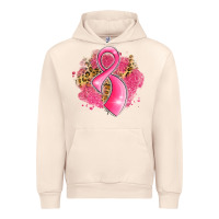 Sandshell breast cancer awareness ribbon with glitter pink l Urban Hoodie - LillyAllenDesigns