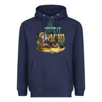 Navy country mini Heavyweight Hoodie - NancyCooperArtShop