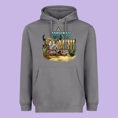 Country Mini Heavyweight Hoodie Designed By Nancycooperartshop