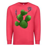Cardinal heart cactus Premium Sweatshirt - Jasminsmagicworld