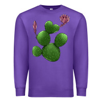 Purple heart cactus Premium Sweatshirt - Jasminsmagicworld