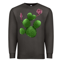 Smoke heart cactus Premium Sweatshirt - Jasminsmagicworld