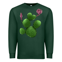 Sports Green heart cactus Premium Sweatshirt - Jasminsmagicworld