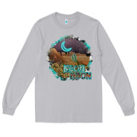Moon Dust neon moon Long Sleeve Tee - SublimationCraftShop