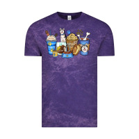 Cloud Purple siberian husky coffee cups Vintage Tee - Zillion Design Studio