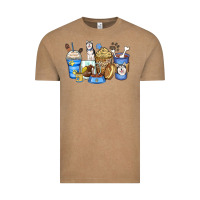 Vintage Coffee siberian husky coffee cups Vintage Tee - Zillion Design Studio