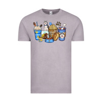 Vintage Zinc siberian husky coffee cups Vintage Tee - Zillion Design Studio