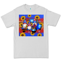 Dove Grey American flag gnomes truck sunflowers star leopard glitter Premium Tee - Artiststas