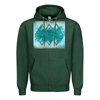 Sports Green turquoise glitter Zipper Hoodie - JahusDesignShop