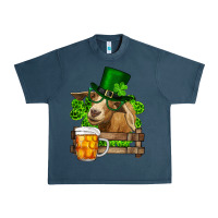 Midnight Navy st. patrick's day goat and beer Urban Heavy Tee - RanaPortraitStore