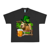 Pigment Black st. patrick's day goat and beer Urban Heavy Tee - RanaPortraitStore