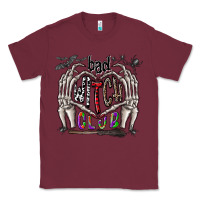 Burgundy bad witch club Classic Tee - CowhideDigitalArt