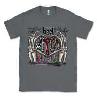 Charcoal Heather bad witch club Classic Tee - CowhideDigitalArt