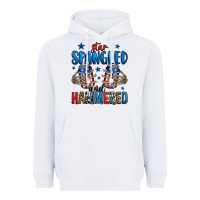 White star spangled and hammered skeleton hand Heavyweight Hoodie - Jasminsmagicworld