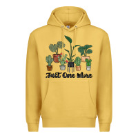 Antique Gold just one more plant Premium Hoodie - MaliasSmallBusiness