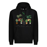 Black just one more plant Premium Hoodie - MaliasSmallBusiness