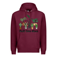 Burgundy just one more plant Premium Hoodie - MaliasSmallBusiness