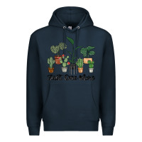 Navy just one more plant Premium Hoodie - MaliasSmallBusiness