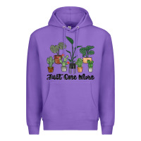 Purple just one more plant Premium Hoodie - MaliasSmallBusiness