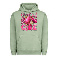 Pigment Oil Green cheer for the cure breast cancer Urban Hoodie - LillyAllenDesigns