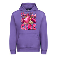 Tulip cheer for the cure breast cancer Urban Hoodie - LillyAllenDesigns