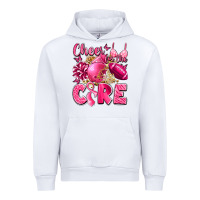 White cheer for the cure breast cancer Urban Hoodie - LillyAllenDesigns