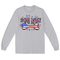 Moon Dust 4th of July Dog Mom Long Sleeve Tee - CowGirlArtShop