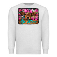 Oatmeal Heather be mine valentine's day cow Premium Sweatshirt - Jasminsmagicworld