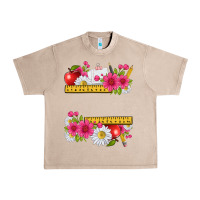 French Oak floral teacher Urban Heavy Tee - texasbilliewilder