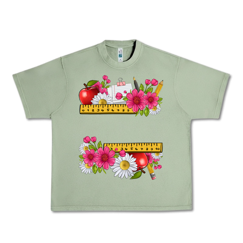 Floral Teacher Urban Heavy Tee by texasbilliewilder | Teevron