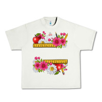 Pistachio floral teacher Urban Heavy Tee - texasbilliewilder