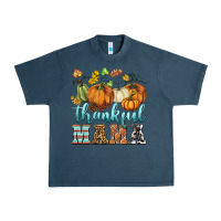 Midnight Navy thankful mama Urban Heavy Tee - BarkalooDesign
