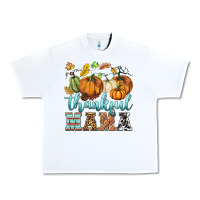 White thankful mama Urban Heavy Tee - BarkalooDesign