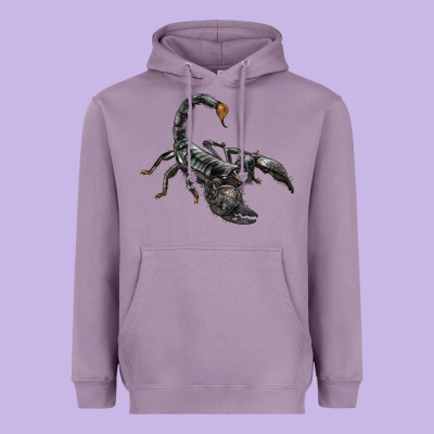 Scorpion Heavyweight Hoodie Designed By Lillyallendesigns