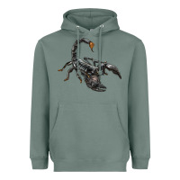 Sage scorpion Heavyweight Hoodie - LillyAllenDesigns
