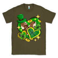 Army Green St. Patrick's Day lucky heart Classic Tee - Neo Western
