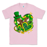 Bubblegum Pink St. Patrick's Day lucky heart Classic Tee - Neo Western
