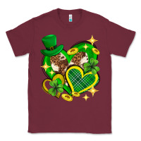 Burgundy St. Patrick's Day lucky heart Classic Tee - Neo Western