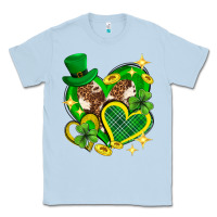 Dusty Blue St. Patrick's Day lucky heart Classic Tee - Neo Western