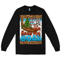 Black lake life floats my boat air freshener Long Sleeve Tee - HRA Design Shop