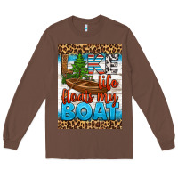 Chestnut lake life floats my boat air freshener Long Sleeve Tee - HRA Design Shop