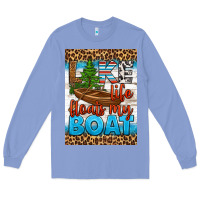 Colony Blue lake life floats my boat air freshener Long Sleeve Tee - HRA Design Shop