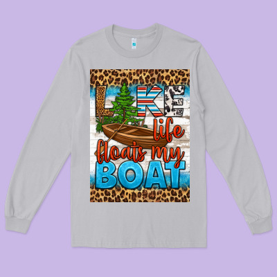 Lake Life Floats My Boat Air Freshener Long Sleeve Tee Designed By Hra Design Shop