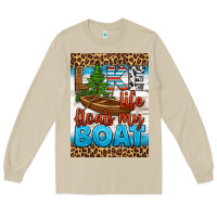 Mushroom lake life floats my boat air freshener Long Sleeve Tee - HRA Design Shop
