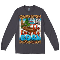 Smoke lake life floats my boat air freshener Long Sleeve Tee - HRA Design Shop