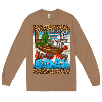 Toasted Coconut lake life floats my boat air freshener Long Sleeve Tee - HRA Design Shop